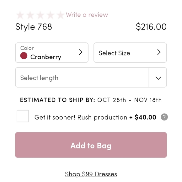 Red Bridesmaid Dress - Picture 4 of 16